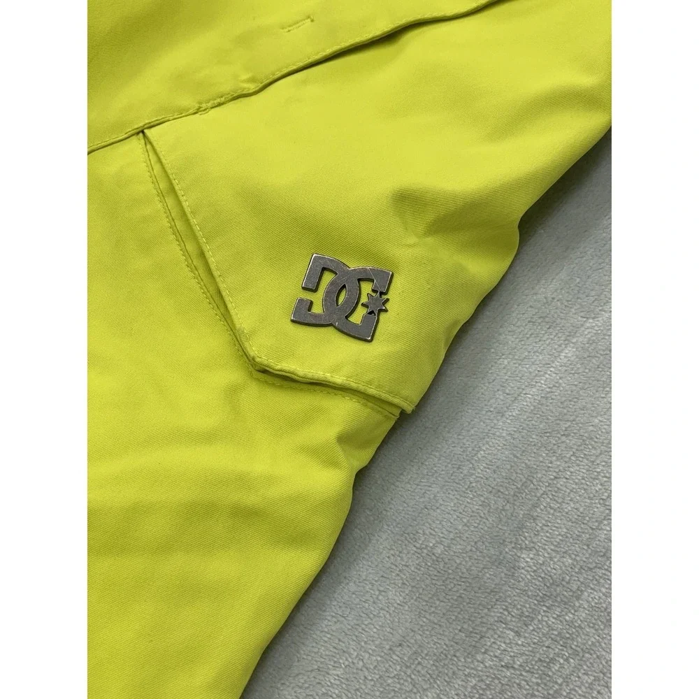 DC Snowboard Ski Pants Youth L Yellow 10K Waterproof Insulated